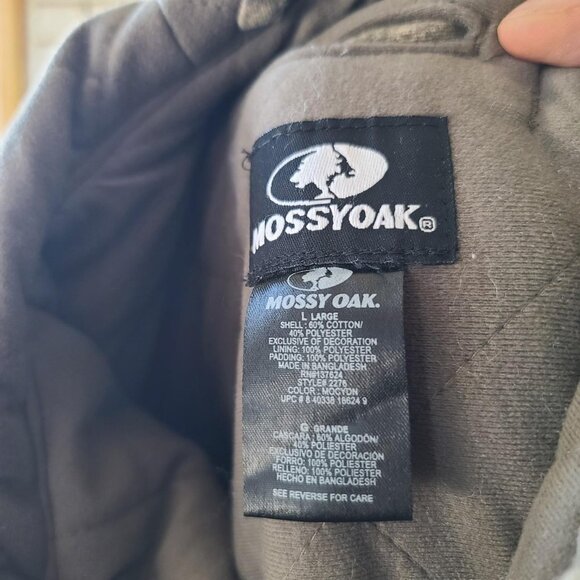 'Mossy Oak' Realtree camouflage carhartt style heavy work jacket men's L - Picture 3 of 3